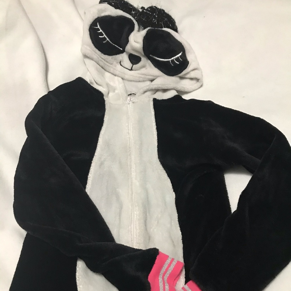 Adult panda bear onsie